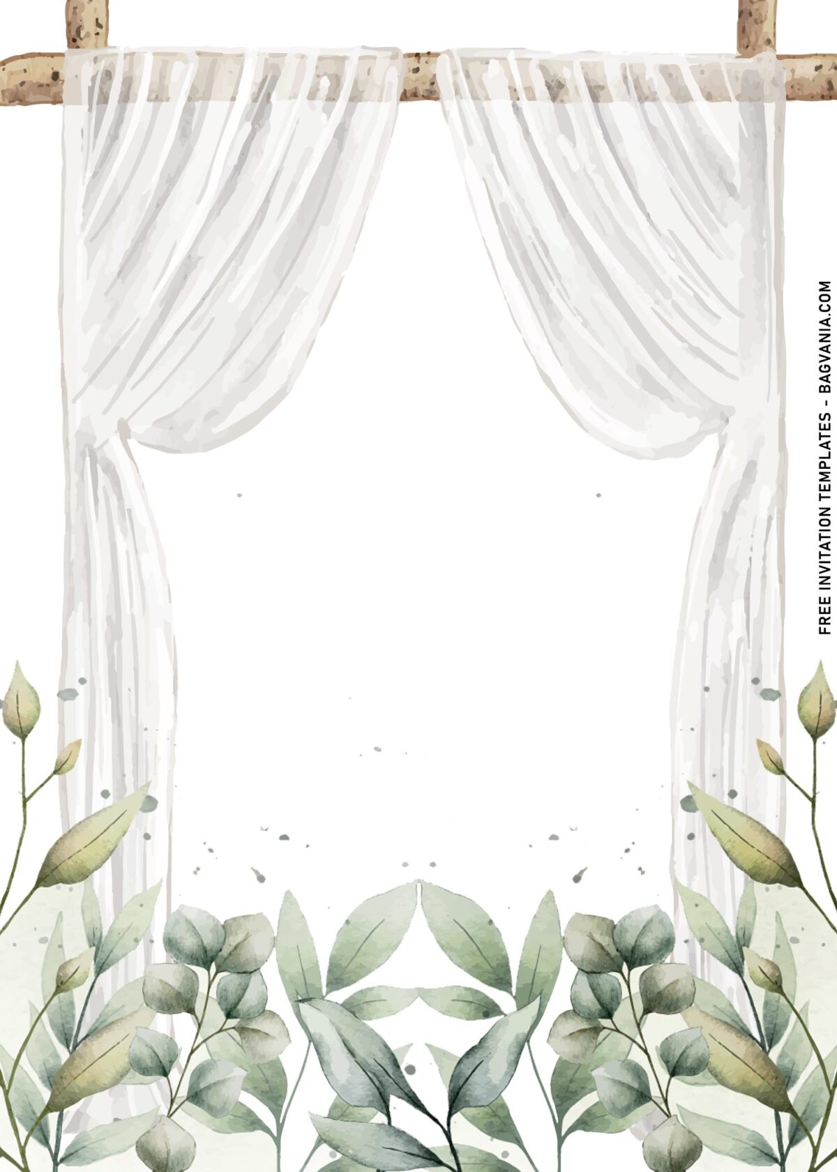 11+ Beautiful Floral Arch 60th Birthday Invitation Templates with 