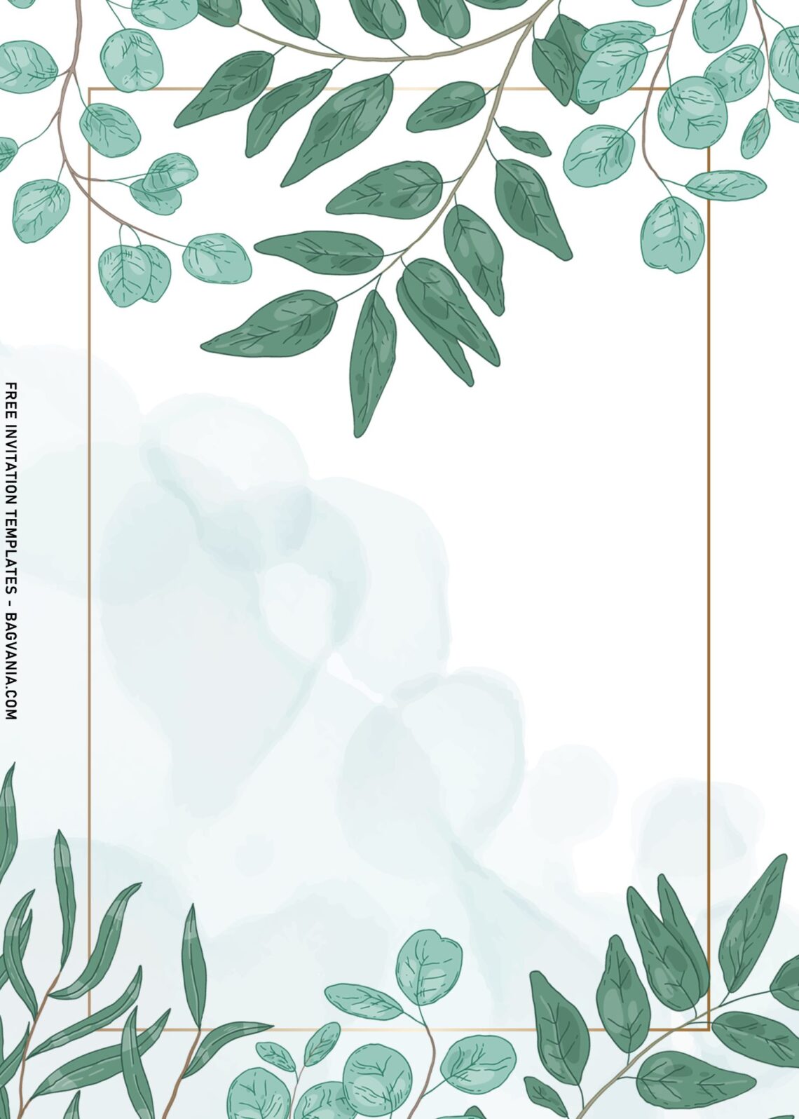 11+ Beautiful Greenery And Willow Branches Birthday Invitation ...