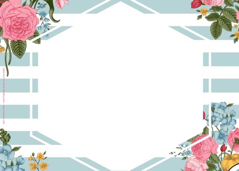 8+ Victorian Floral Pattern Wedding Invitation Templates Type One
