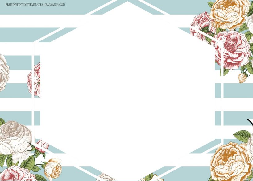8+ Victorian Floral Pattern Wedding Invitation Templates Type Three