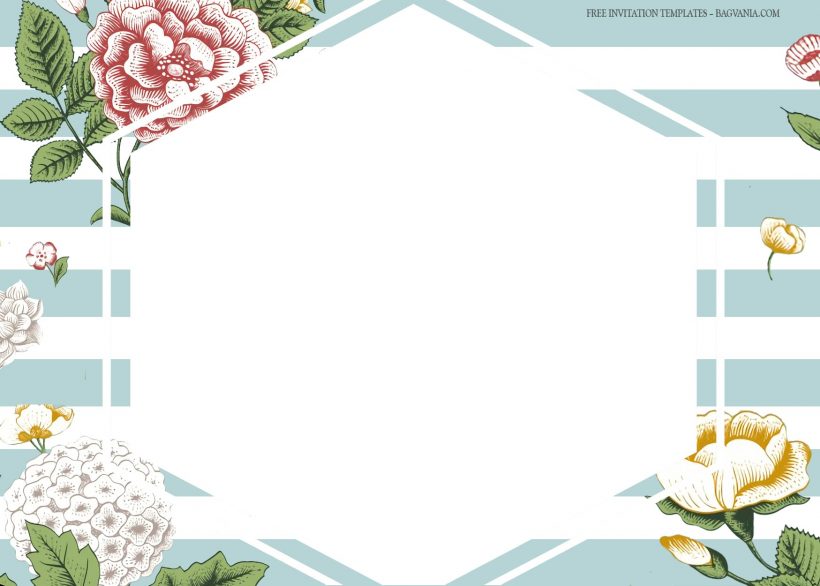 8+ Victorian Floral Pattern Wedding Invitation Templates Type Two