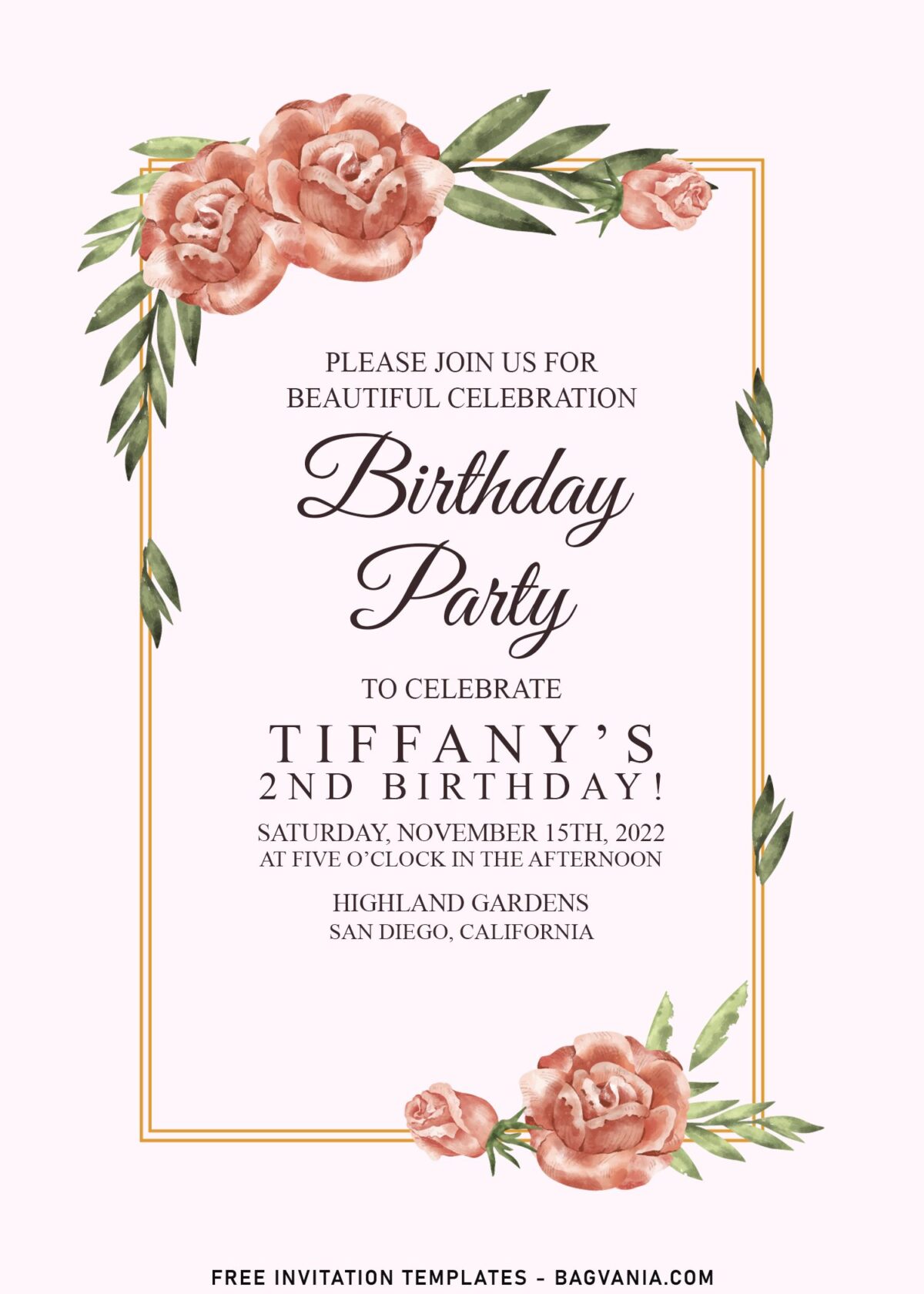 9+ Greenery Succulent Birthday Invitation Templates