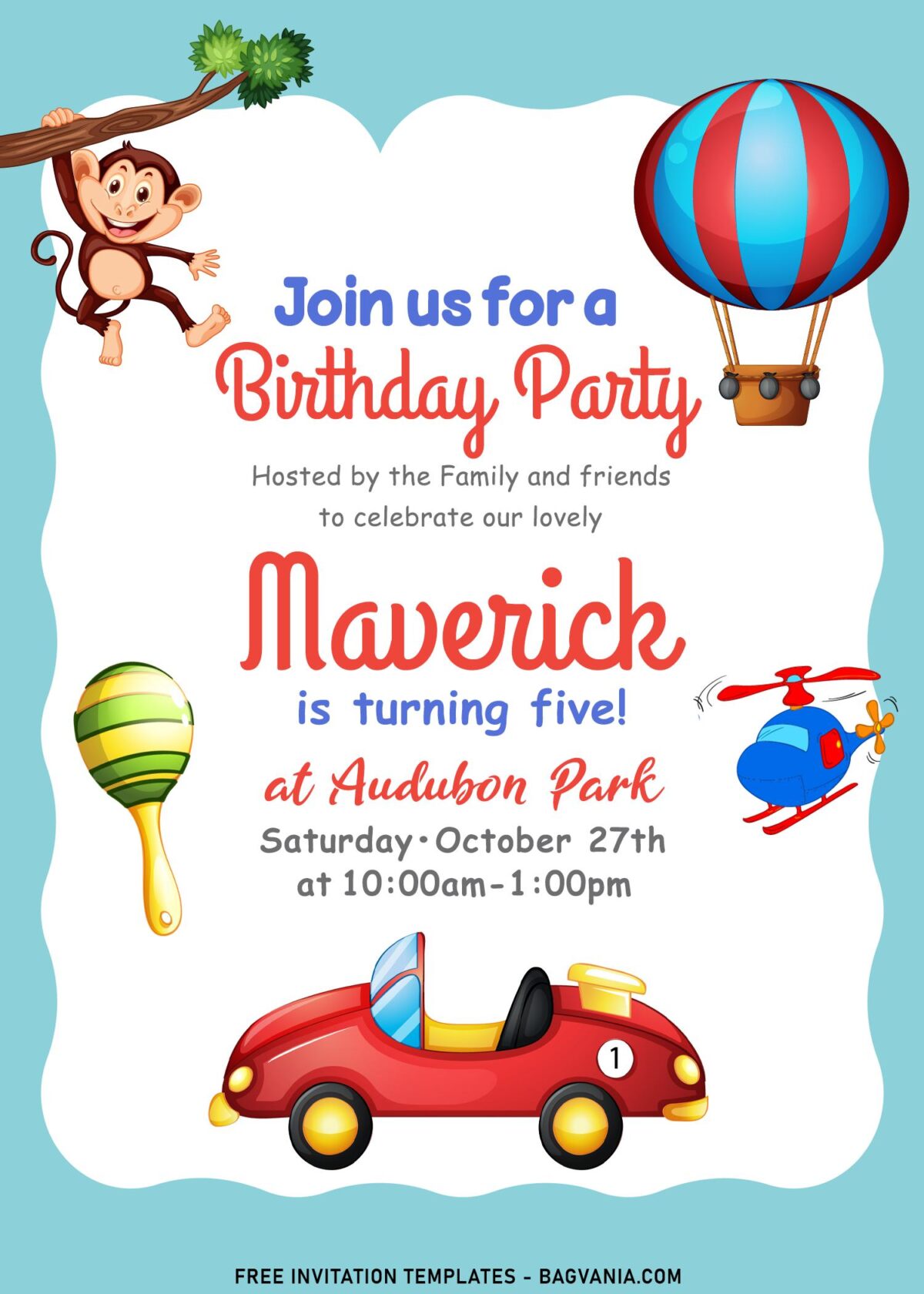 10+ Best And Cute Birthday Invitation Templates For Preschooler