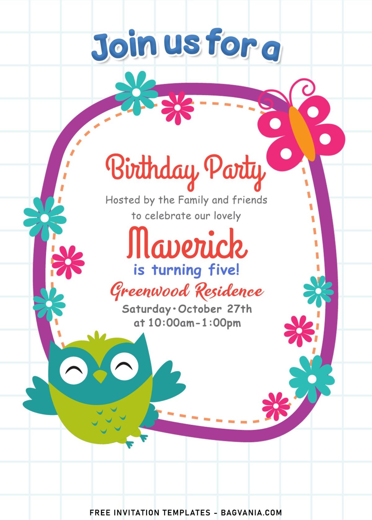 11+ Cute Owl Birthday Invitation Templates For Your Little Ones' Birthday