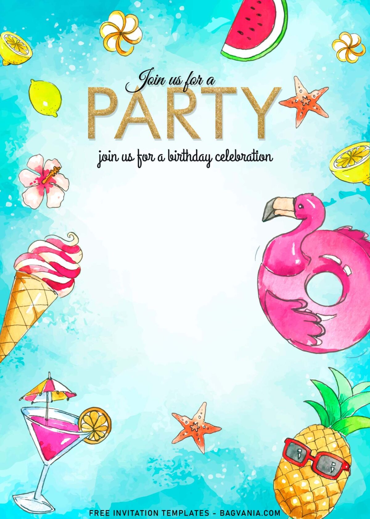 11+ Flamingo Fun Party Invitation Templates Perfect For Summer & Autumn