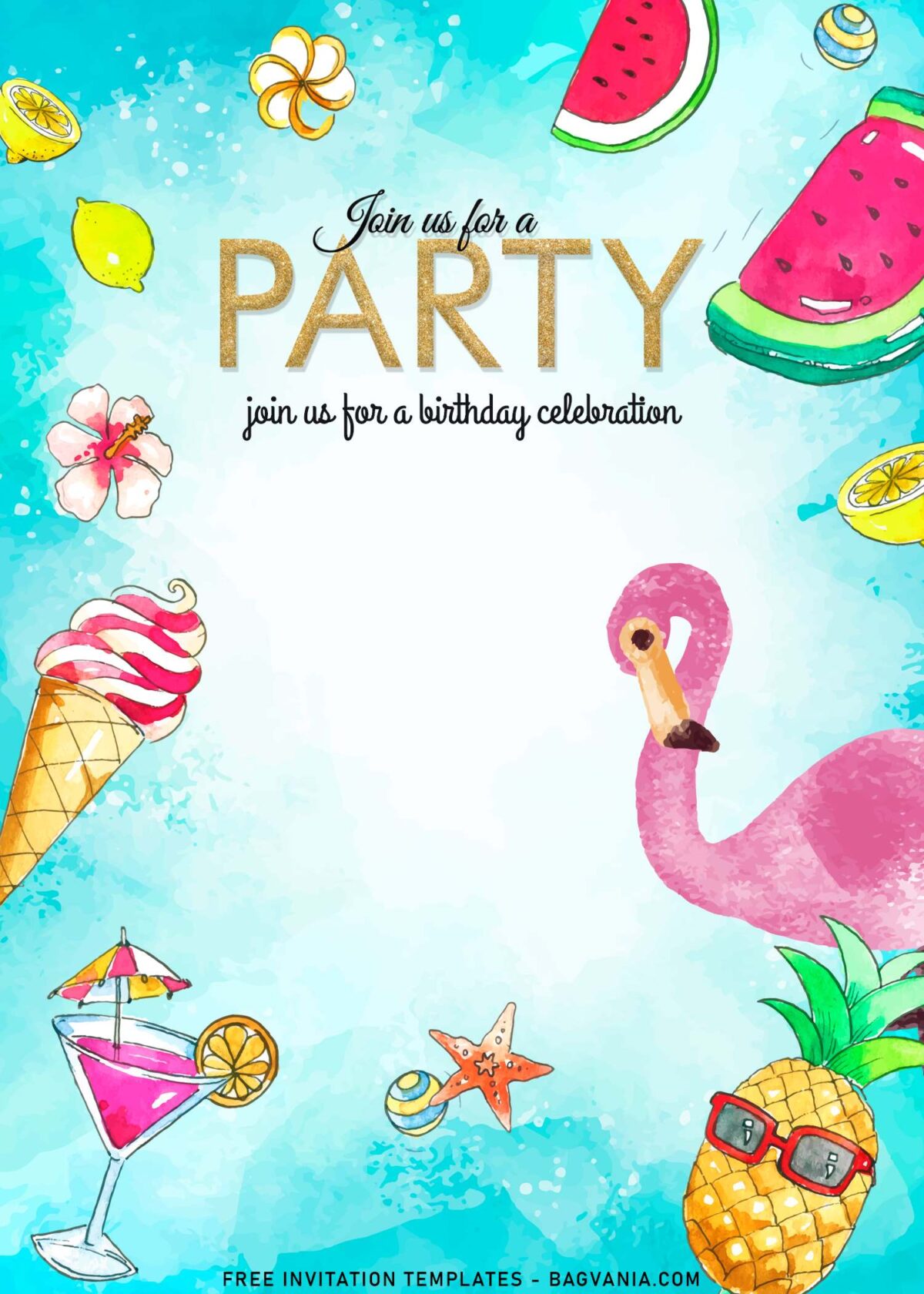 11+ Flamingo Fun Party Invitation Templates Perfect For Summer & Autumn with pink adorable flamingo