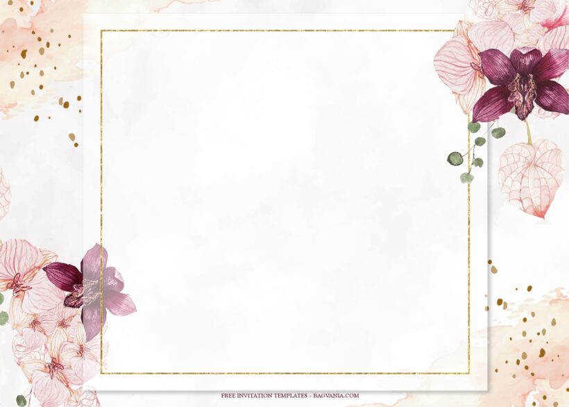 7+ Bohemian Floral Bouquet Box Wedding Invitation Templates Type One
