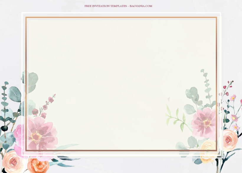 7+ Spring Velvet Season Floral Wedding Invitation Templates Type Six