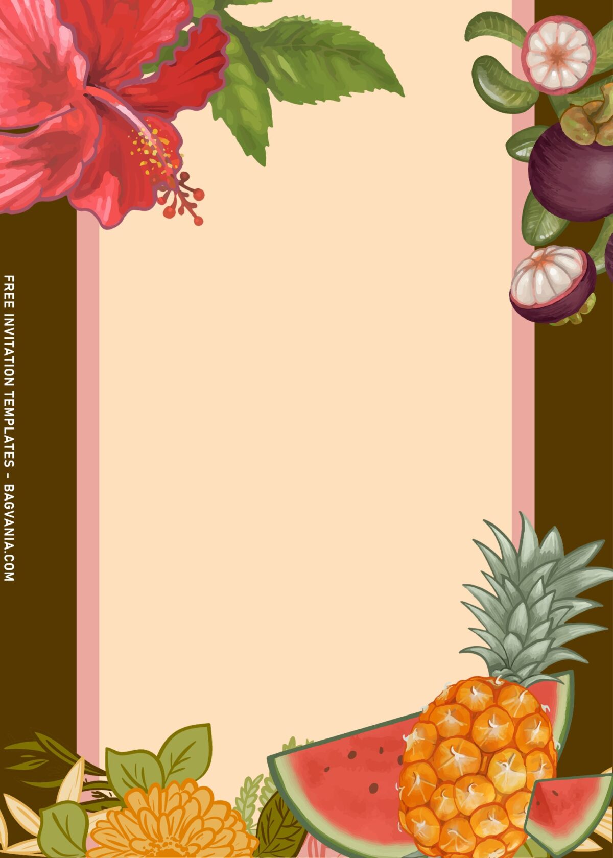 8+ Personalized Luau Tropical Summer Party Invitation Templates with pineapple
