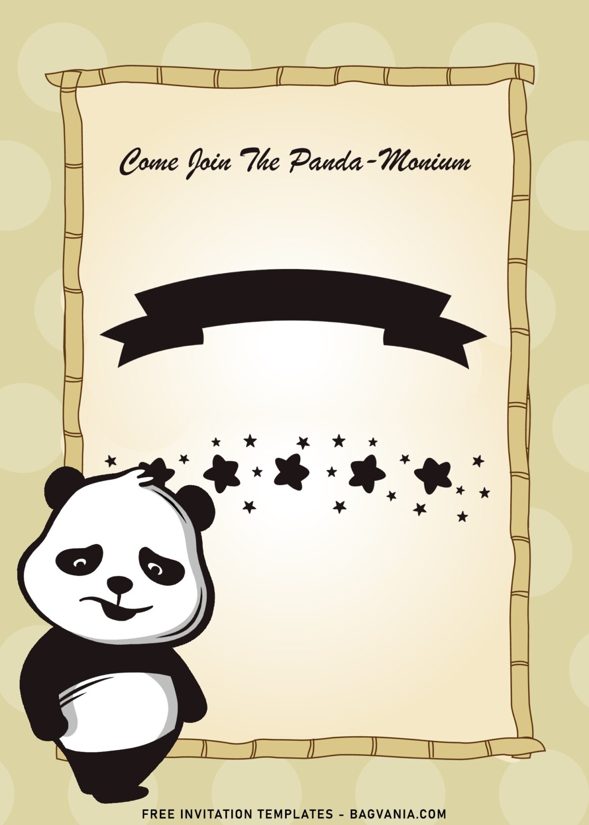 9+ Funny Panda Birthday Invitation Templates For Your Kid's Birthday with printable and editable format