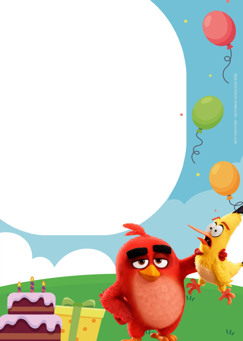 10+ Have A Blasting Angry Birds Day Birthday Invitation Templates Five