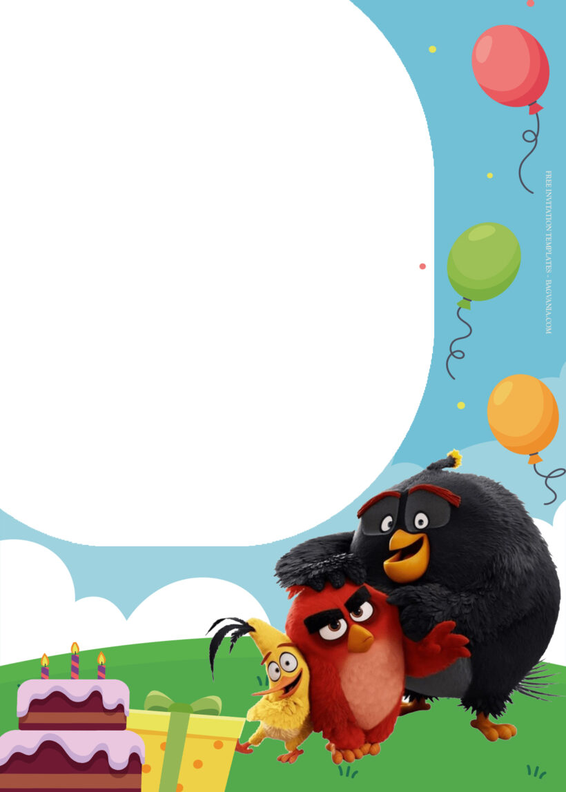 10+ Have A Blasting Angry Birds Day Birthday Invitation Templates Four