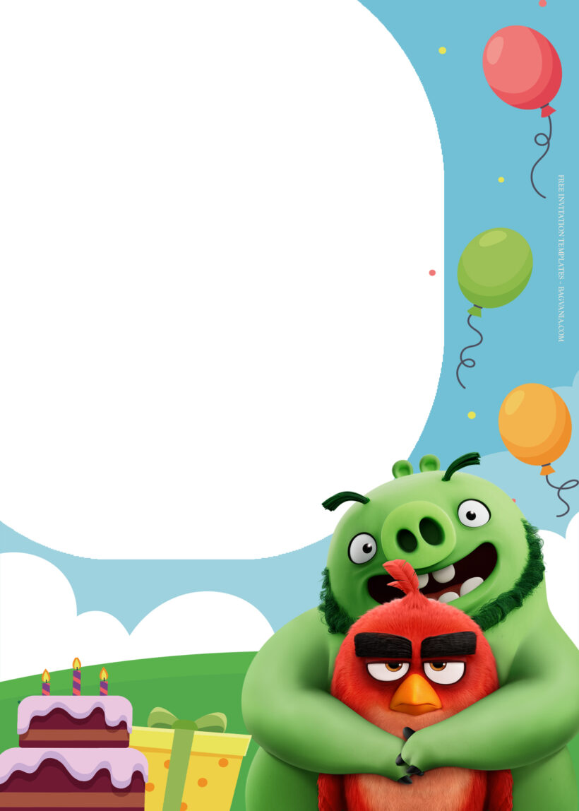 10+ Have A Blasting Angry Birds Day Birthday Invitation Templates Nine