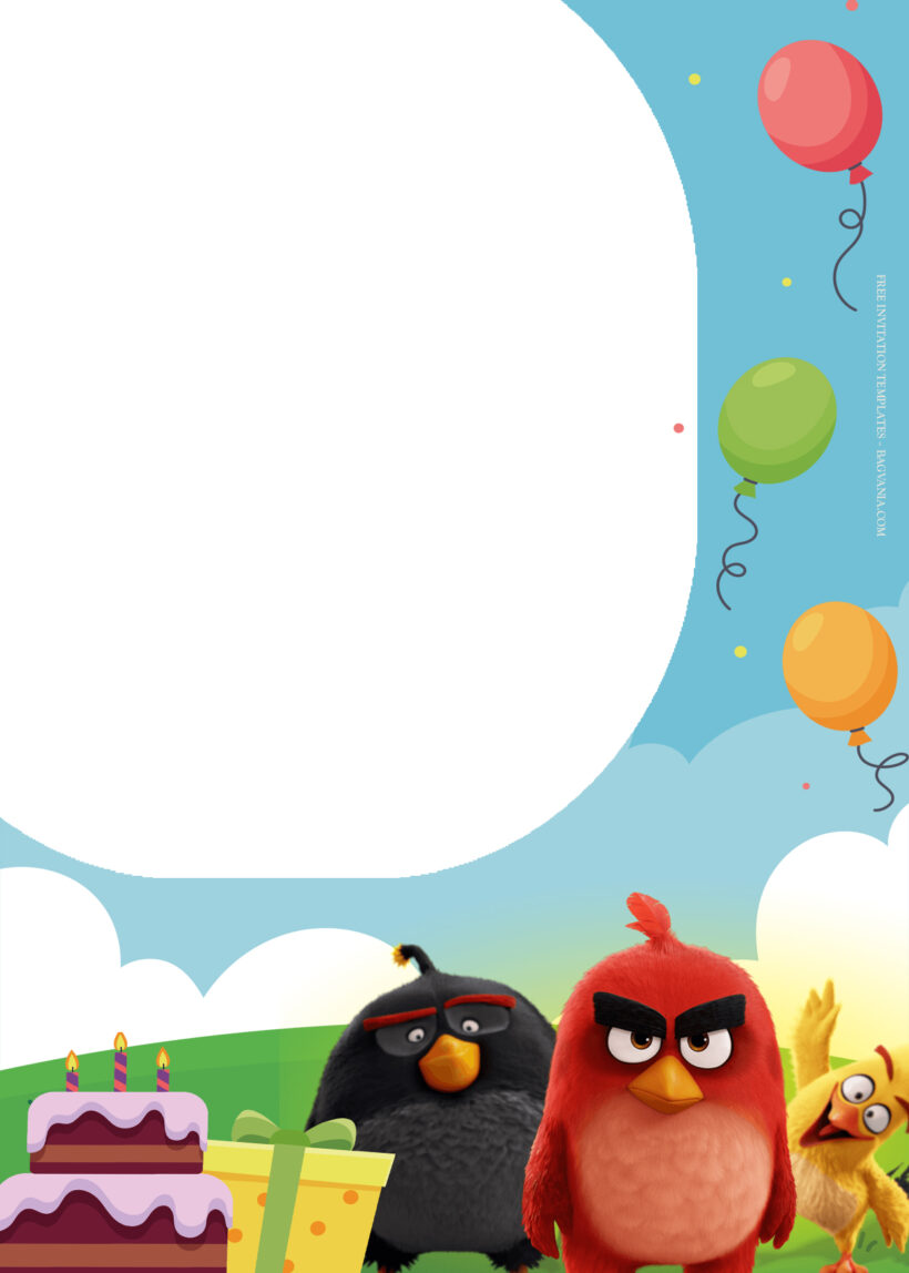 10+ Have A Blasting Angry Birds Day Birthday Invitation Templates Six