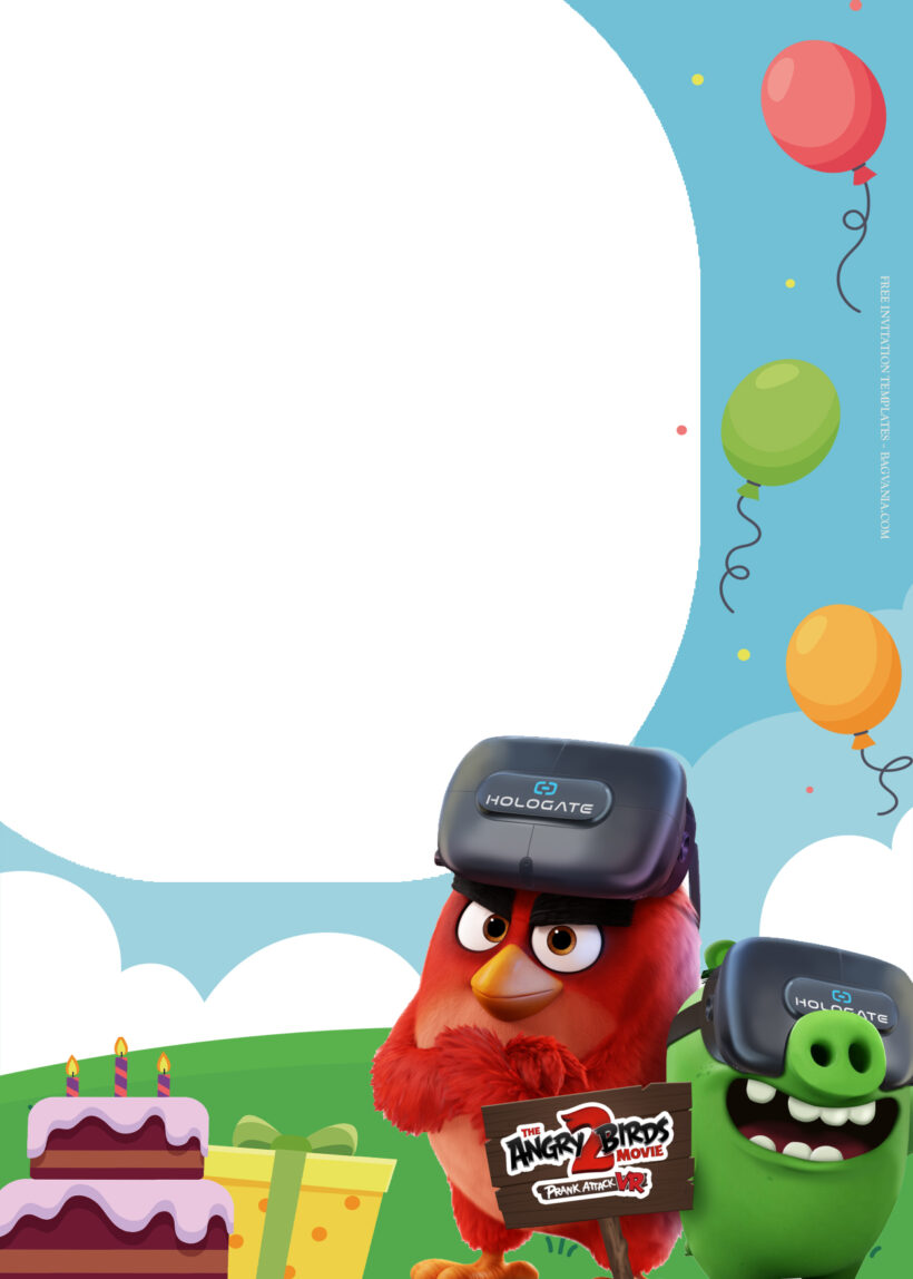 10+ Have A Blasting Angry Birds Day Birthday Invitation Templates Three