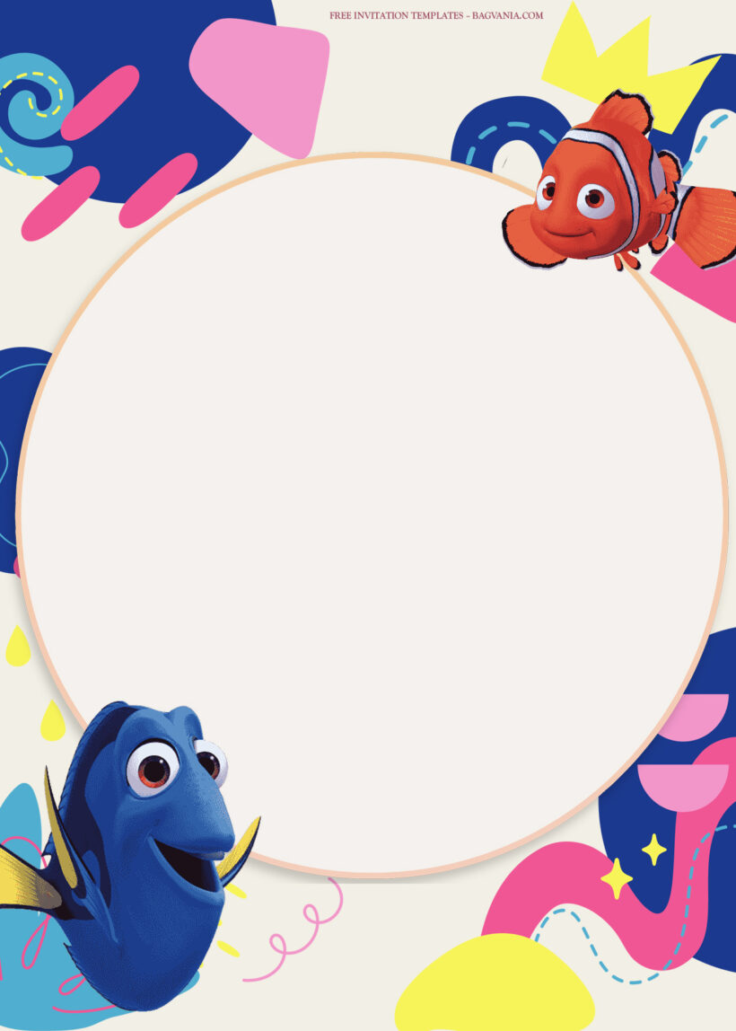 10+ In Adventure Finding Dory Birthday Invitation Templates Eight