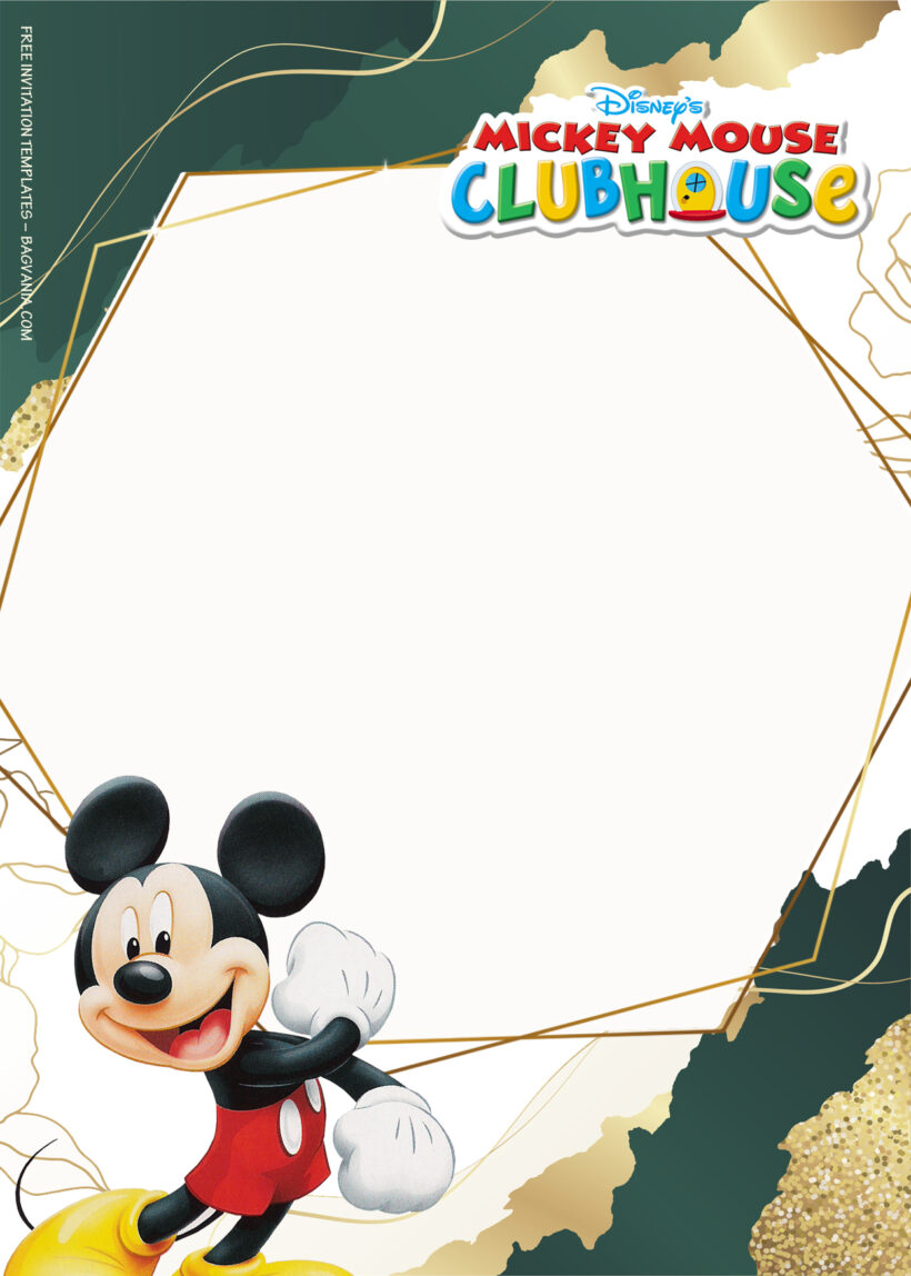 10+ Let’s Play With Mickey Mouse Clubs Birthday Invitation Templates Eight