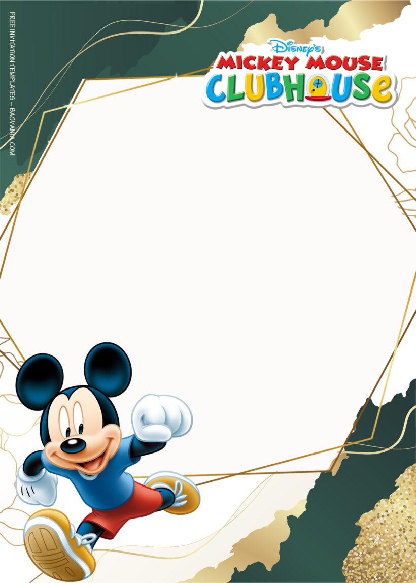 10+ Let’s Play With Mickey Mouse Clubs Birthday Invitation Templates  Five