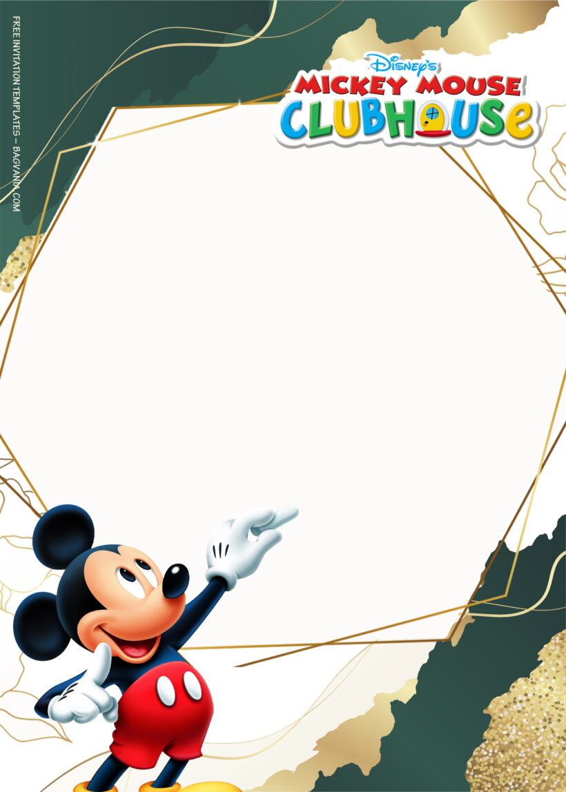 10+ Let’s Play With Mickey Mouse Clubs Birthday Invitation Templates  Four