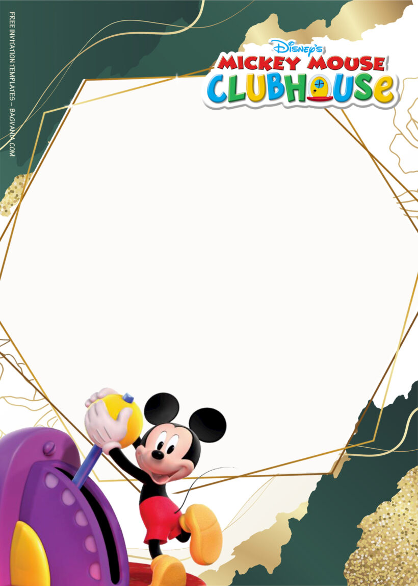 10+ Let’s Play With Mickey Mouse Clubs Birthday Invitation Templates Nine