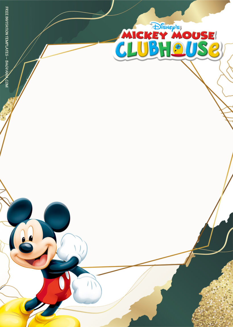 10+ Let’s Play With Mickey Mouse Clubs Birthday Invitation Templates One