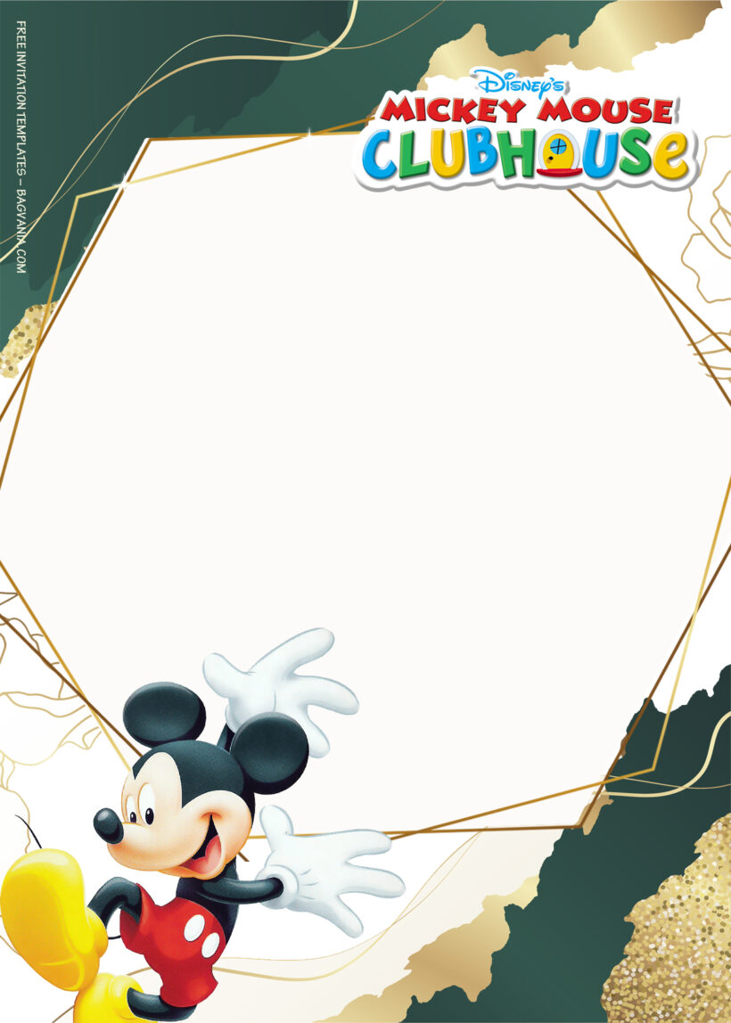 10+ Let’s Play With Mickey Mouse Clubs Birthday Invitation Templates Six