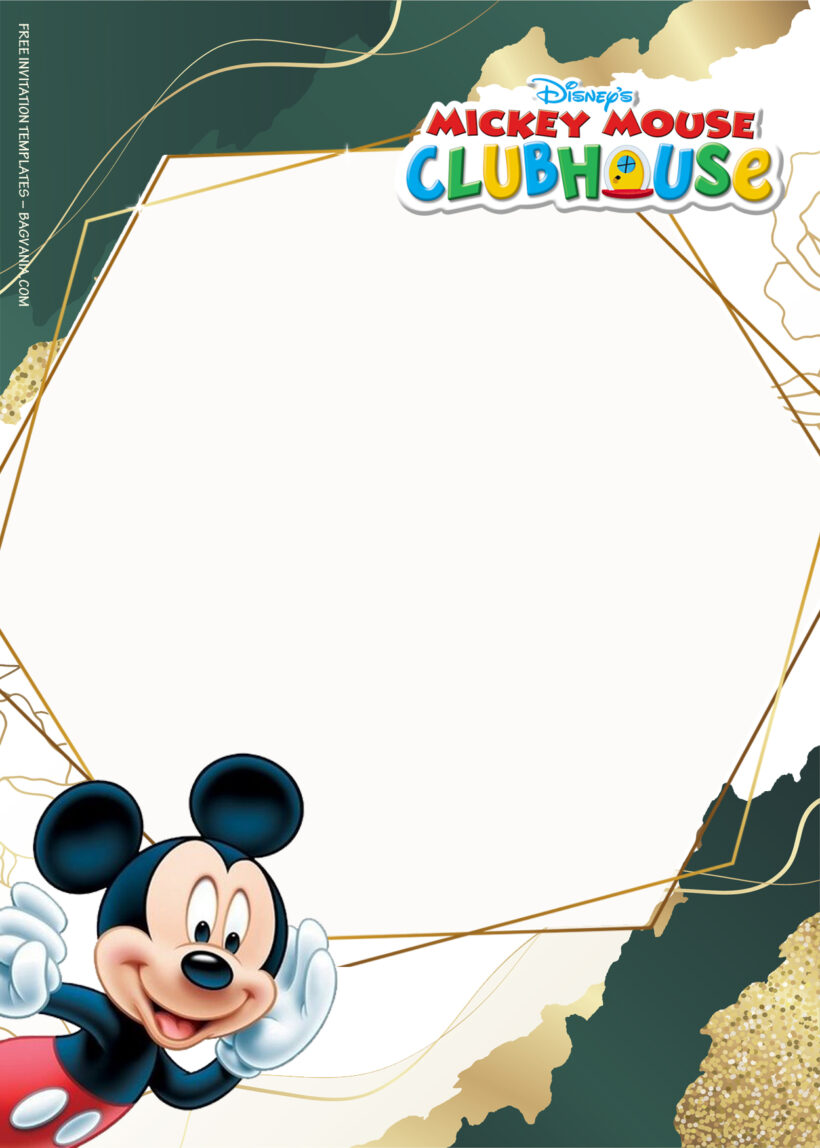 10+ Let’s Play With Mickey Mouse Clubs Birthday Invitation Templates Three