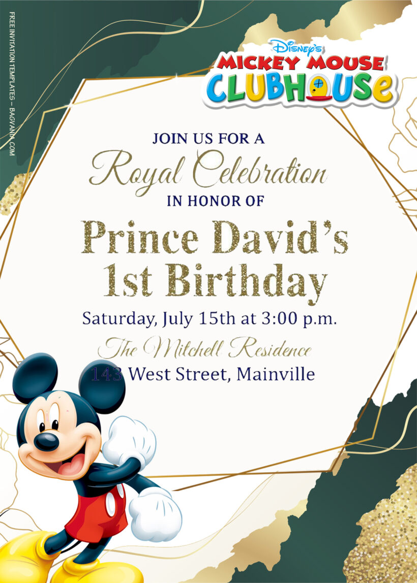 10+ Let’s Play With Mickey Mouse Clubs Birthday Invitation Templates Title
