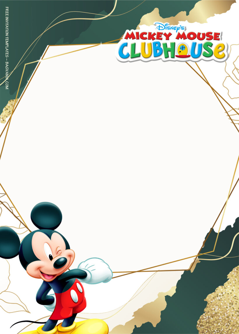 10+ Let’s Play With Mickey Mouse Clubs Birthday Invitation Templates Two