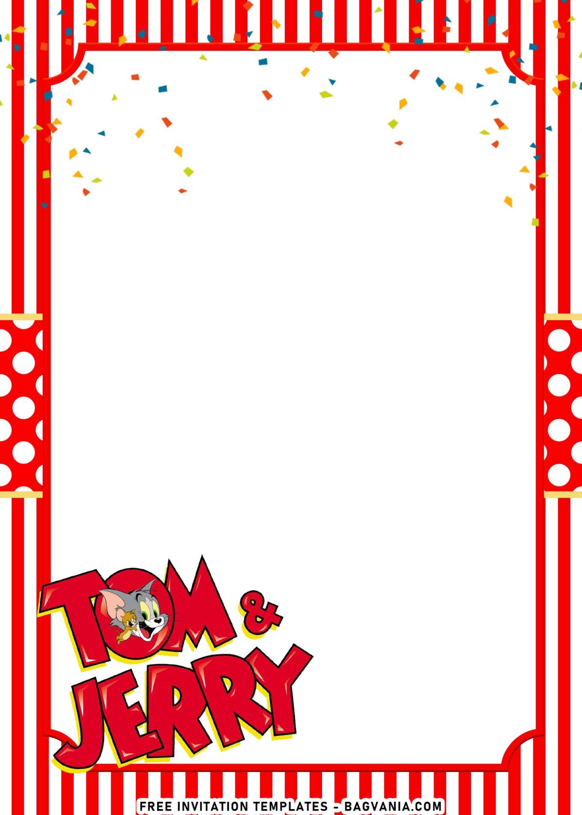 10+ Cartoon Tom And Jerry Birthday Invitation Templates with Tom and Jerry Logo