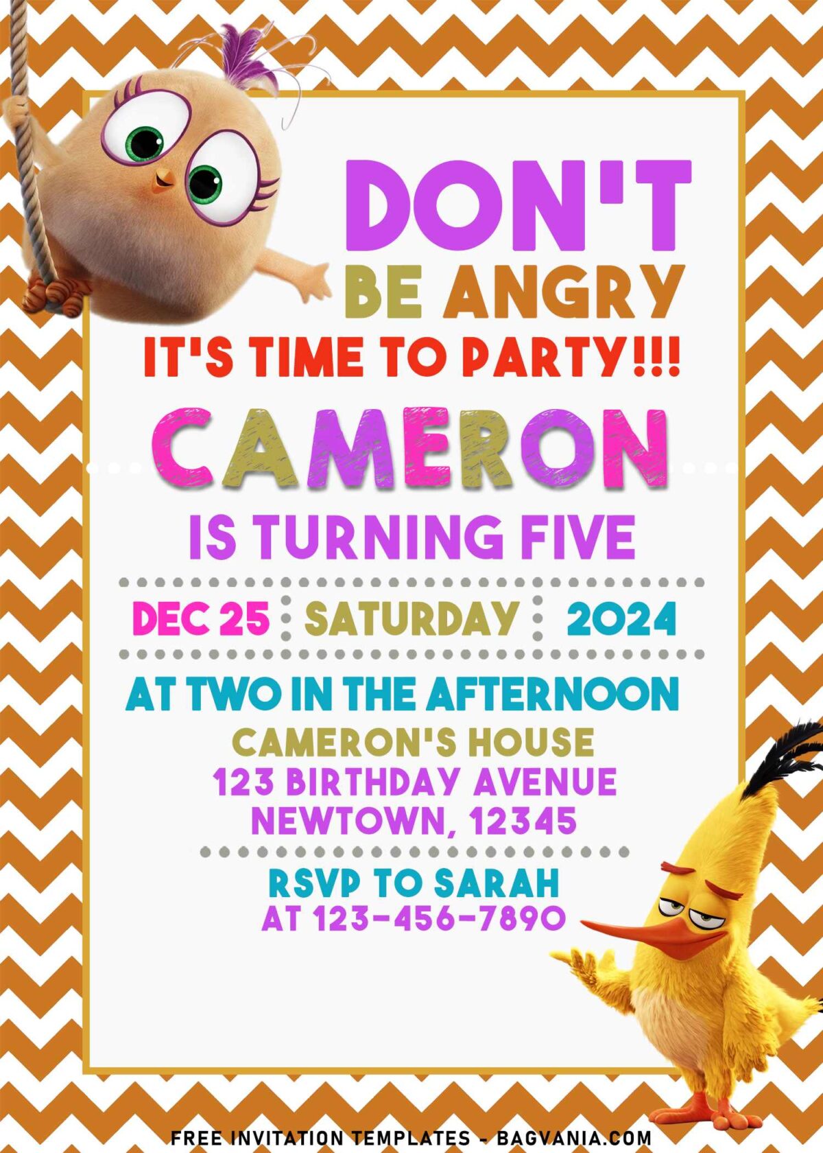 7+ Flashy Angry Birds And Bad Piggies Birthday Invitation Templates