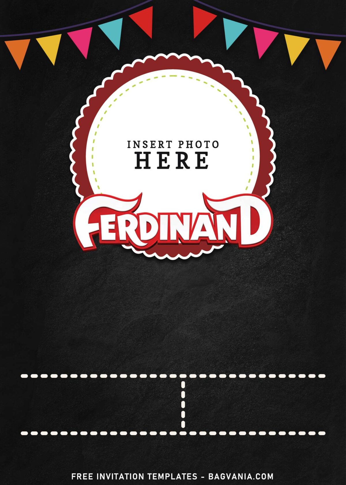 7+ Cheery Ferdinand Birthday Invitation Templates With Valliente and Una