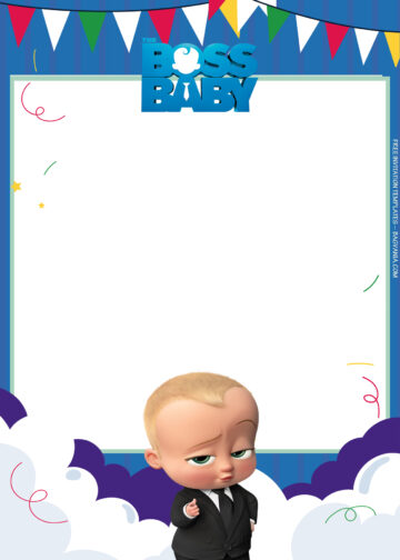 7+ Playing Work With Boss Baby Birthday Invitation Templates | Bagvania