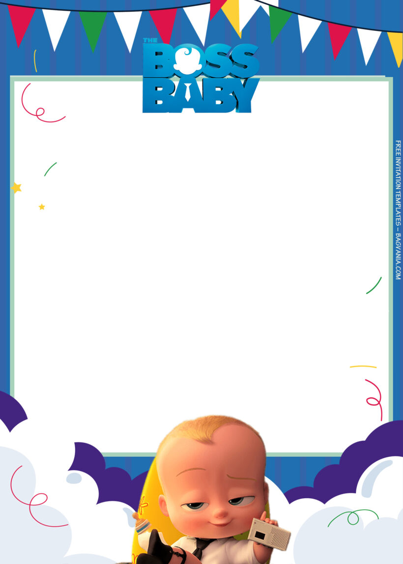 7+ Playing Work With Boss Baby Birthday Invitation Templates Four