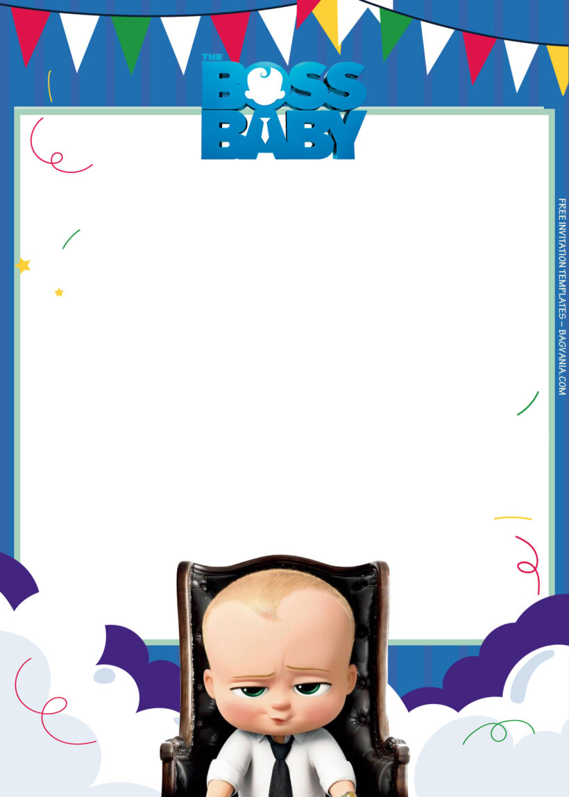 7+ Playing Work With Boss Baby Birthday Invitation Templates One