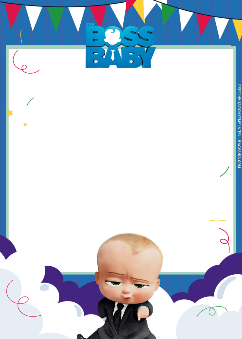 7+ Playing Work With Boss Baby Birthday Invitation Templates Six