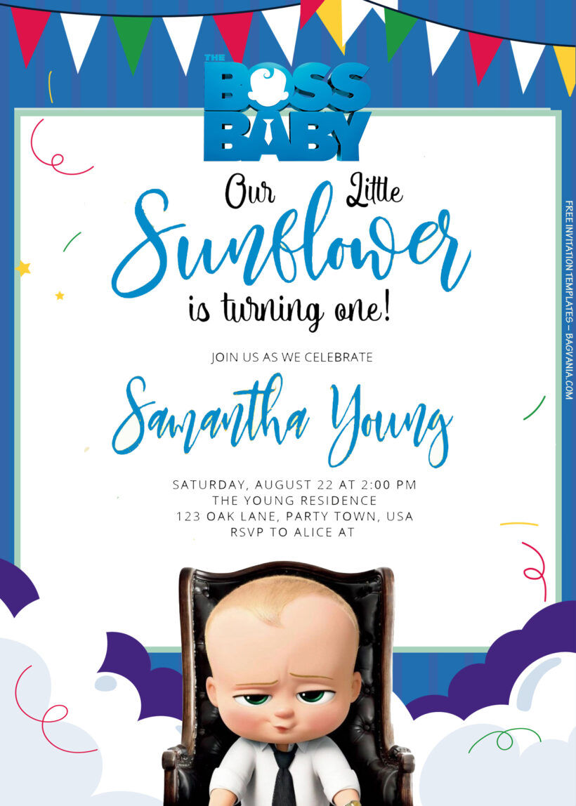 7+ Playing Work With Boss Baby Birthday Invitation Templates Title