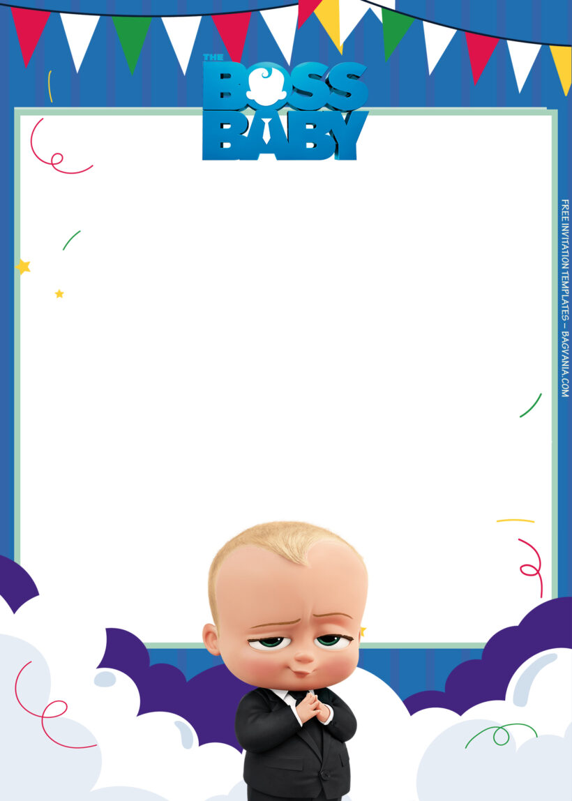 7+ Playing Work With Boss Baby Birthday Invitation Templates Two