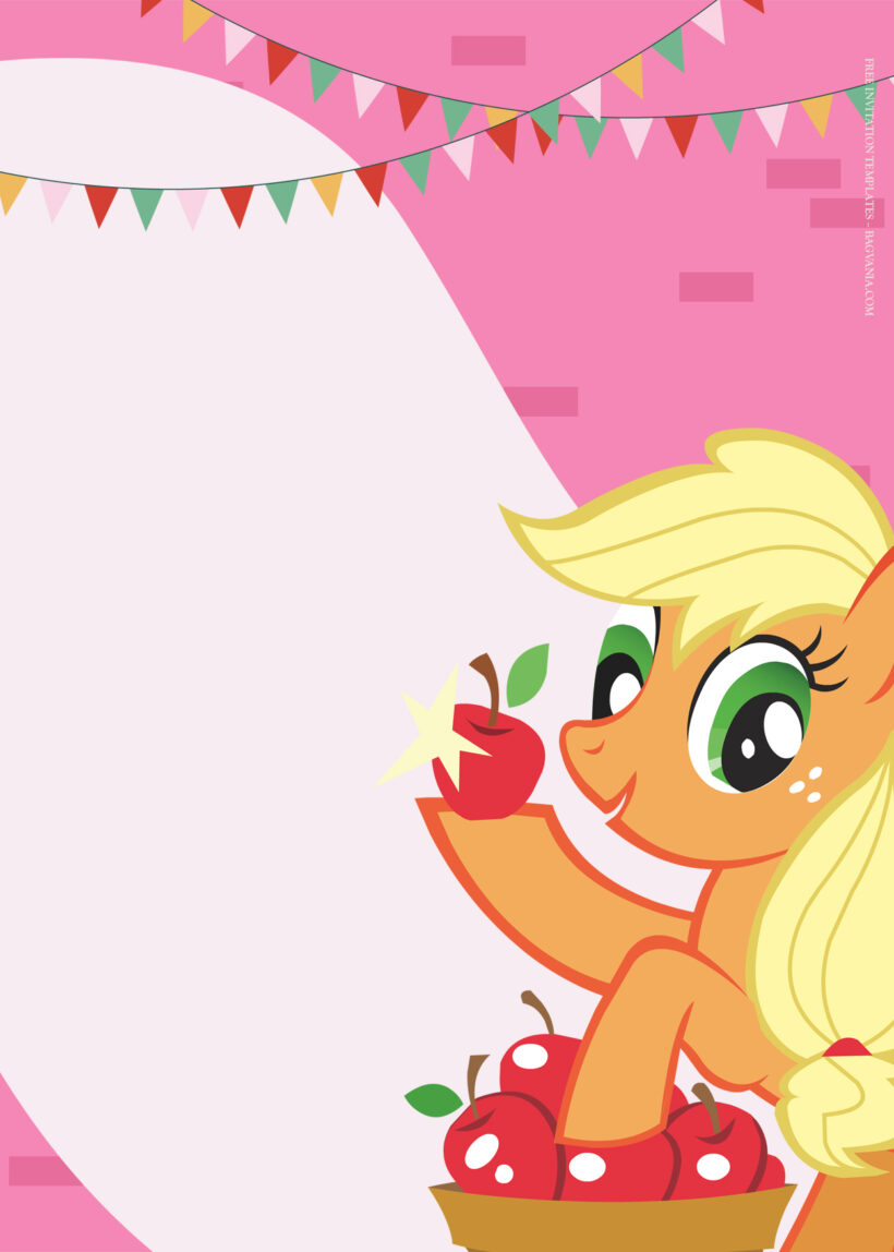 9+ My Little Pony Paradise Birthday Invitation Templates Five