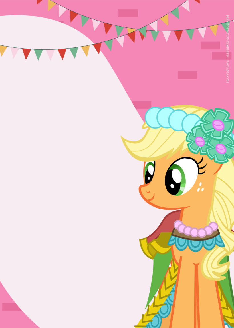 9+ My Little Pony Paradise Birthday Invitation Templates Four