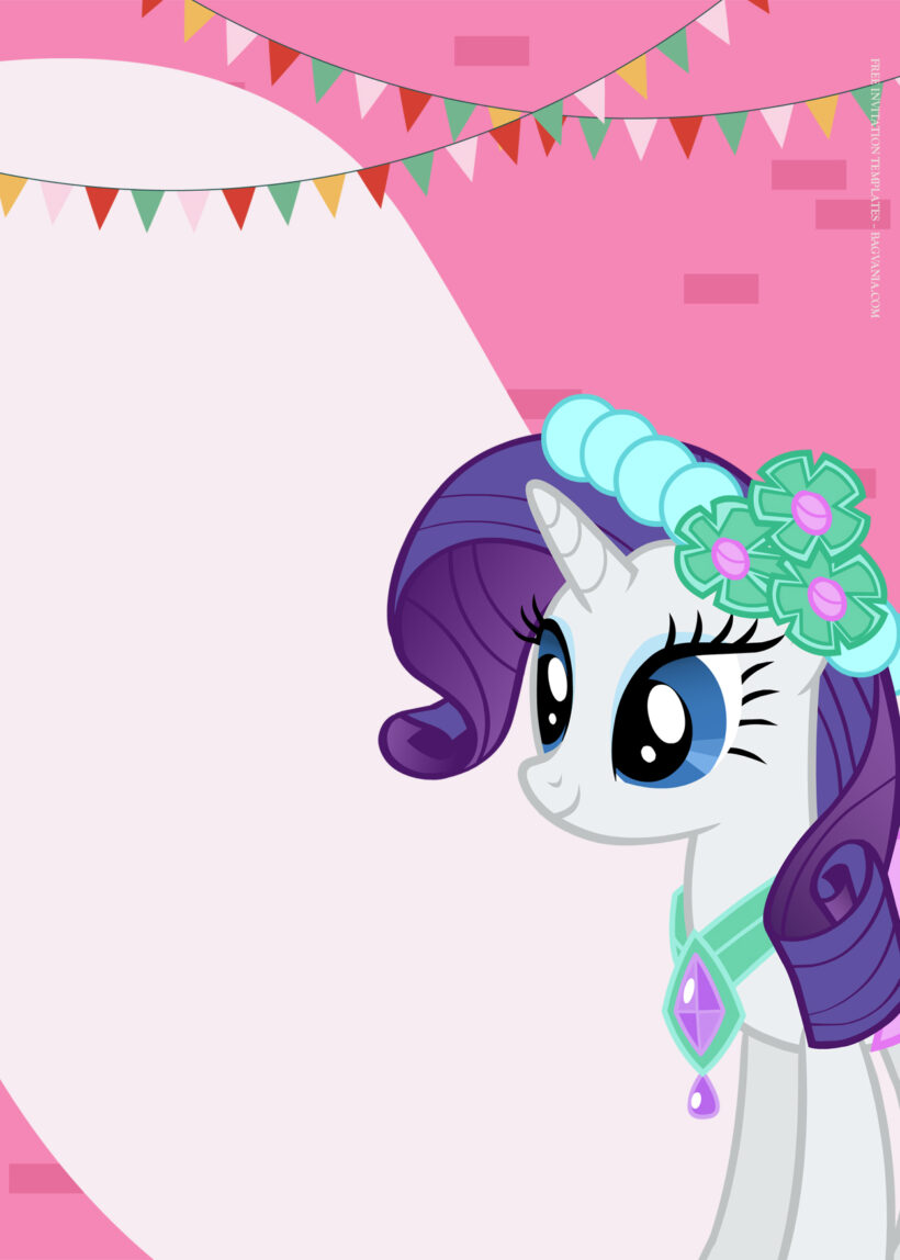 9+ My Little Pony Paradise Birthday Invitation Templates Six