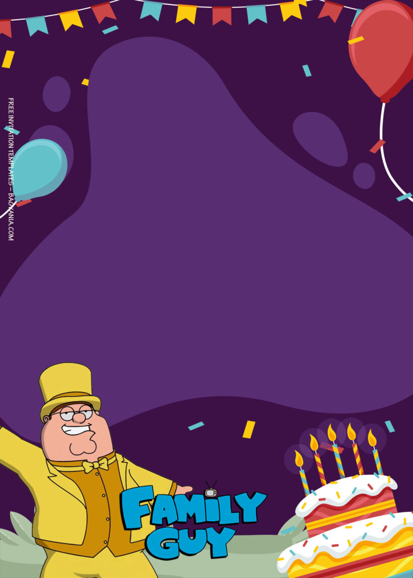 10+ Family Guy Together Fun Outing Birthday Invitation Templates Eight