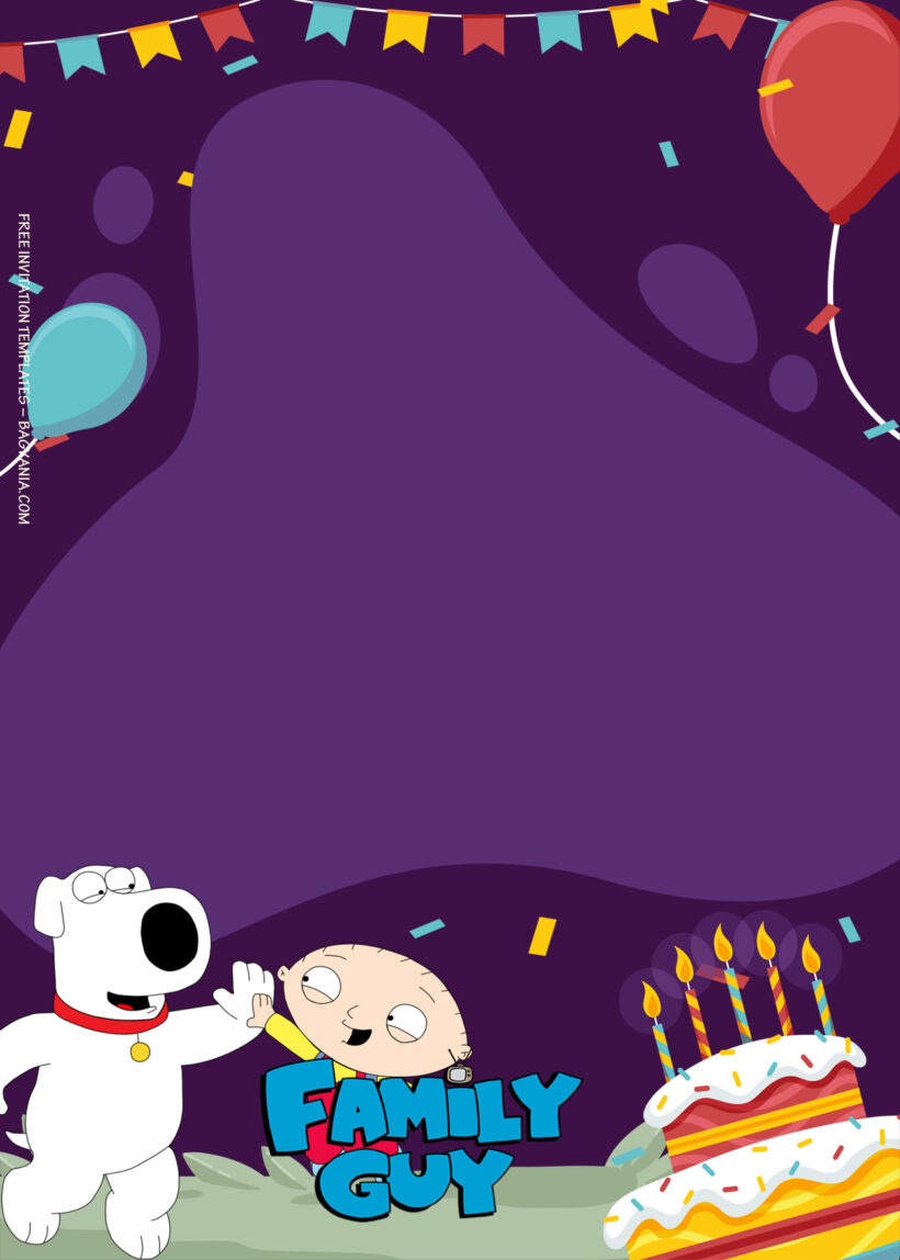10+ Family Guy Together Fun Outing Birthday Invitation Templates Five