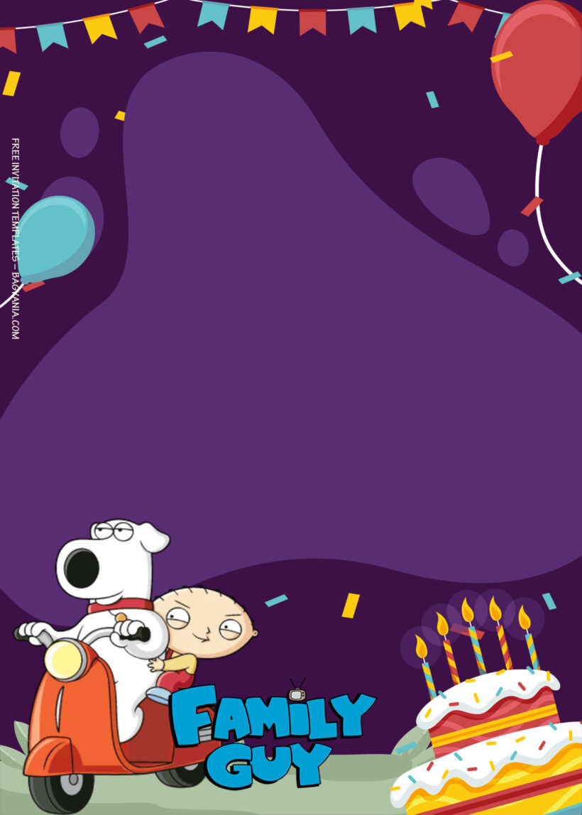 10+ Family Guy Together Fun Outing Birthday Invitation Templates One