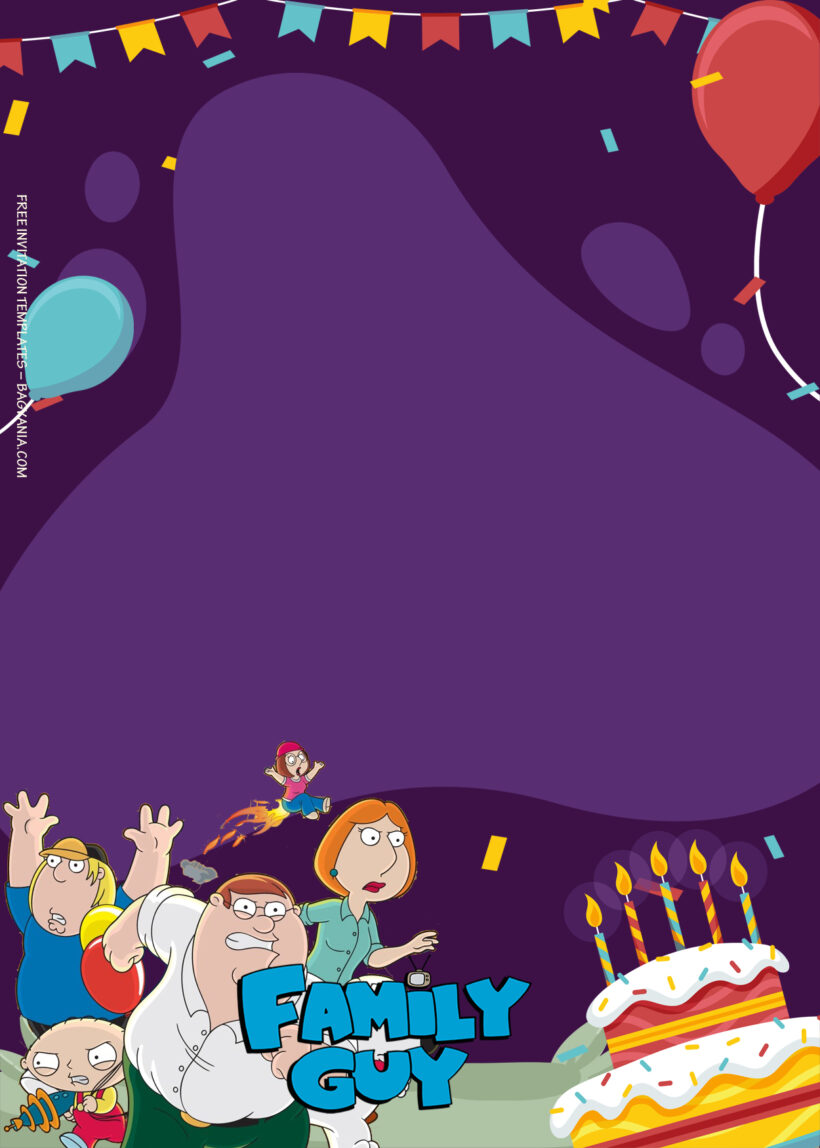 10+ Family Guy Together Fun Outing Birthday Invitation Templates Seven