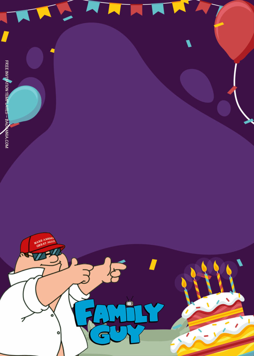 10+ Family Guy Together Fun Outing Birthday Invitation Templates Three