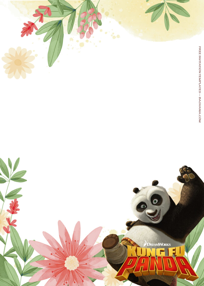 10+ Kungfu Panda Finding Friends And Family Birthday Invitation Templates Eight