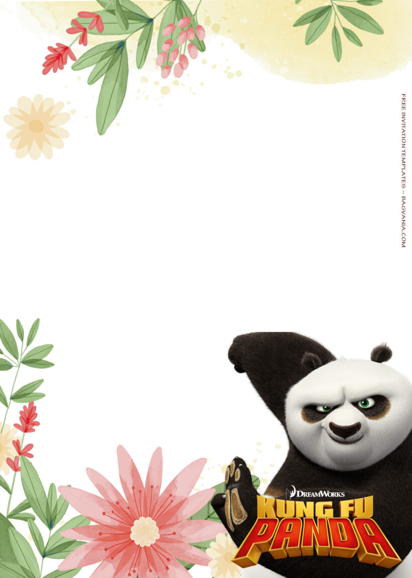 10+ Kungfu Panda Finding Friends And Family Birthday Invitation Templates Four