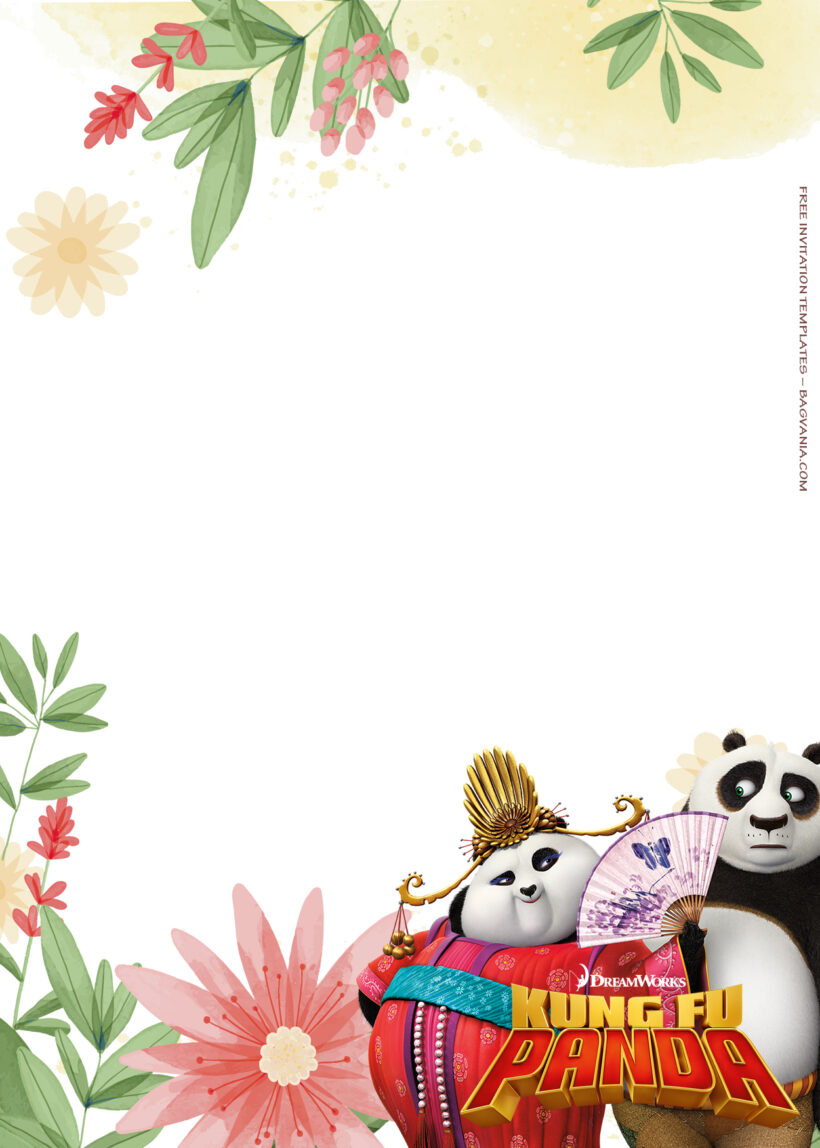 10+ Kungfu Panda Finding Friends And Family Birthday Invitation Templates Nine