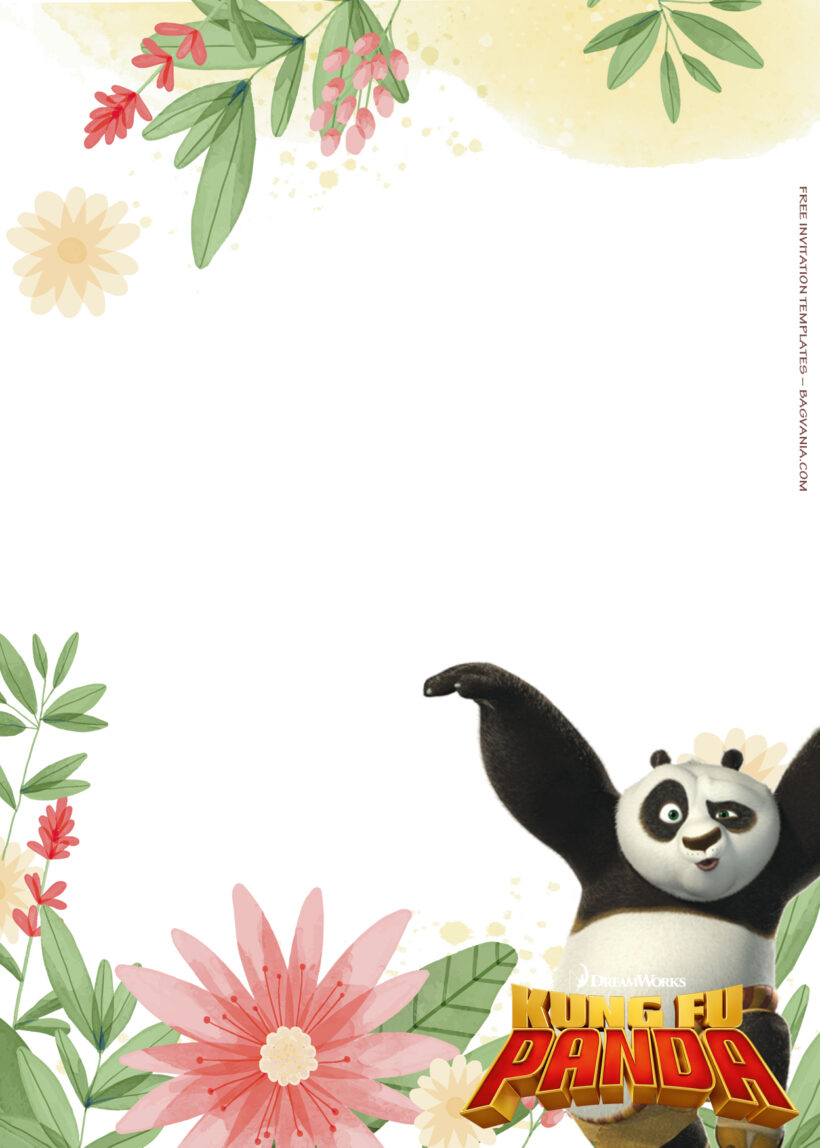 10+ Kungfu Panda Finding Friends And Family Birthday Invitation Templates One